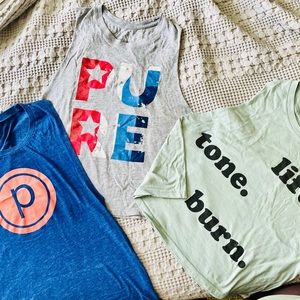 Bundle of three pure barre tanks!